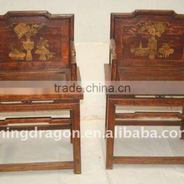 Chinese Antique Old Wood Colour Armchair 63*46*93cm