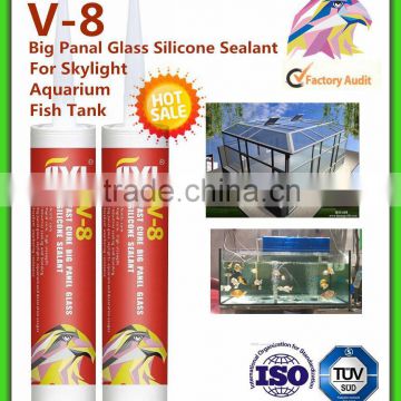 V-8 ADHESIVE SEALANT ACID GLASS SILICONE SEALANT