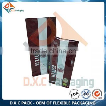 Printing & Packaging Aluminum Foil Flat Bottom Gusseted Bag