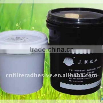 two component polyurethane adhesive for air filter