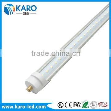 2400MM 36W 40W 3000K,5000k, G13 BASE DLC UL compatible Electronic ballast t8 led tube with