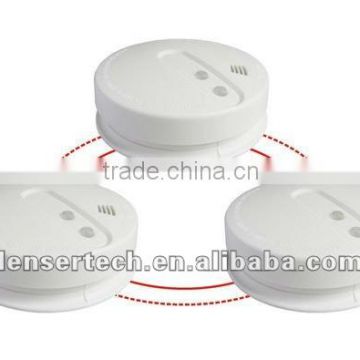 Wireless Interconnected Smoke Detector With Hush Button
