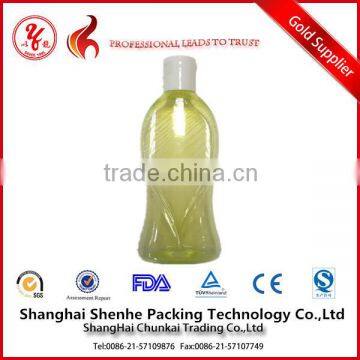 plastic shampoo bottle