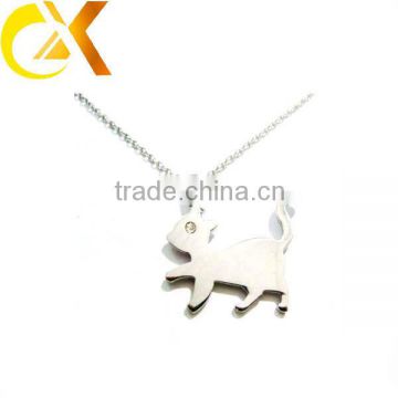 Manufacturer 316L Stainless Steel Jewelry Cat Shape Pendants