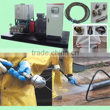 Water jet machine for petrochemical industry