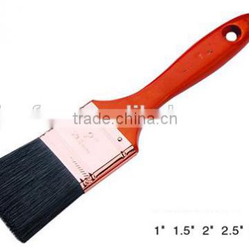 red wooden handle black bristle paint brush