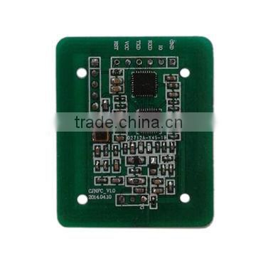 13.56MHZ download printer drives rfid module with IC chip card reader