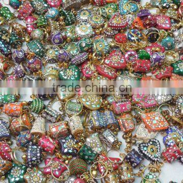 Wholesale Lot of handmade Key Chains or Keyrings from Shudhdesiclothing