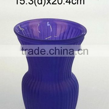 HP251PT clear glass vase