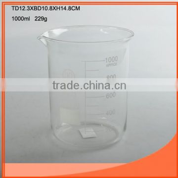 1000ml Glass graduated cylinder Reagent Glass Bottle