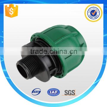 PN10 Polypropylene Male Threaded Coupler for Water Pipe