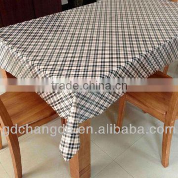metallic tablecloth/pvc printed table cloth/silk jacquard tablecloth /pvc laminated tablecover