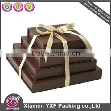 Luxury paper recycled gift paper box packing design chocolate box gift