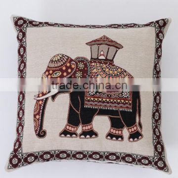 Elephant Jacquard Cushion