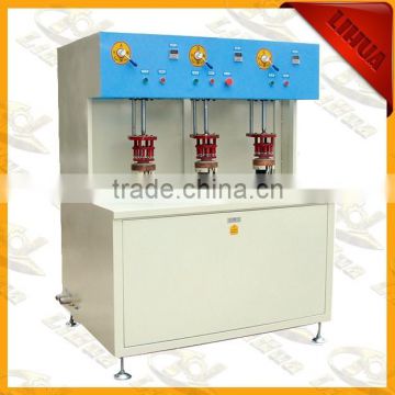 Automatic 3-station high frequency brazing machine for stainless steel kettle