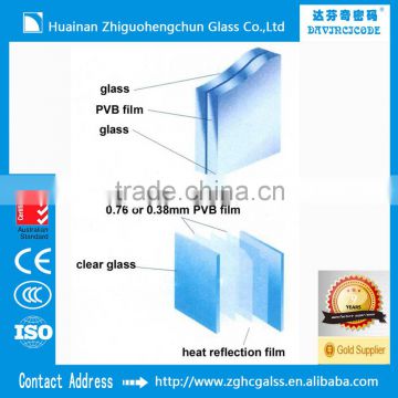 Best 6.4mm laminated glass high quality with CE ,ISO,ANSI,CCC