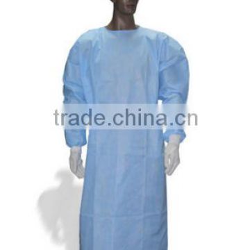 Disposable isolation gown for single use