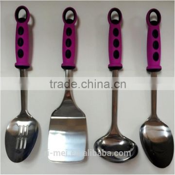 Factory Selling Quality Stainless Steel Solid Turner Spatula