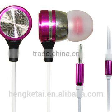 Latest earphone metal earphone with cheap price