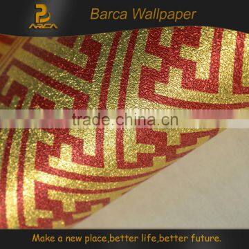 Thick pvc wallpaper with deep pattern for you buy wallpaper