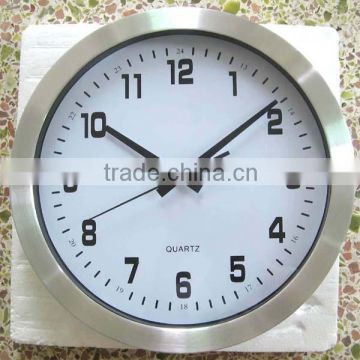 14 inch quartz aluminum wall clock