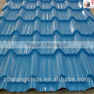 coverage width 760mm or 960mm colour coated metal roofing sheets