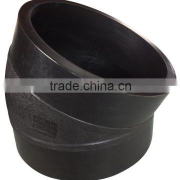 500mm injection molding 30 degree elbow polyethylene pipe fittings