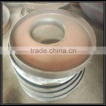 Hebei flat end caps with groove manhole