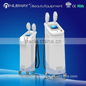 Double Power Supply 3000W High Energy IPL SHR hair removal machines 2015