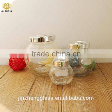 350ml 180ml 50ml 3* ROUND Slant Side Candy Cookie Cracker Containers