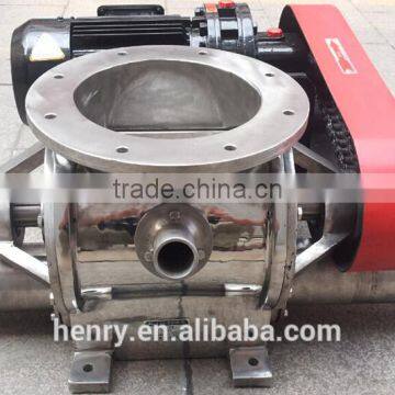 pneumatic ice delivery system's rotary valve