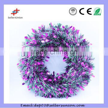 Plastic Christmas wreath