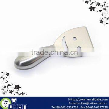 Smile face stainless steel cheese cutter,cheese shovel,cheese server CK-KS021