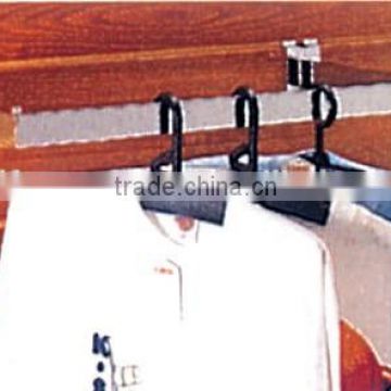 U-shaped hangrail clothing shelf