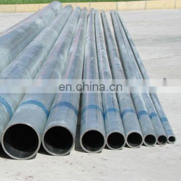 Hot dipped galvanized round steel pipe / galvanised tube for construction structure