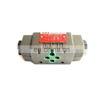 Superimposed hydraulic control check lock valve MPW/MPCV-02W MPCV-03W/A/B
