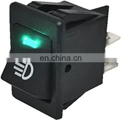 Factory Supply ABS Plastic+copper Material Dustproof ASW-17D GB LED 12V Automotive Switch