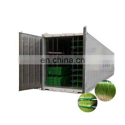 Factory price Hydroponic Growing Systems Farm Smart Farming container Poultry feed green fodder sprouting machine system