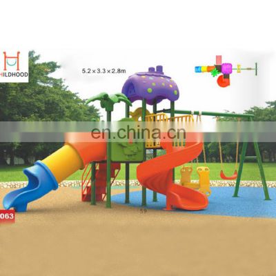 Amusement park games outdoor playground plastic children slide
