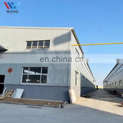 Prefabricated Factory Warehouse Roof IN Steel Structure Frame For Sale