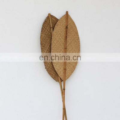 Best seller cheap in Bulk Bamboo Fan Wall Art High quality Traditional Woven Decoration Best Price Wholesale