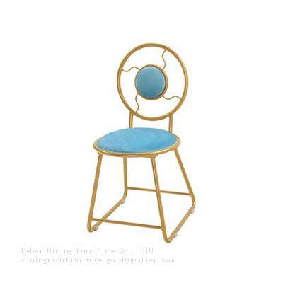 Metal Chair with Hollow Round Backrest DC-H08