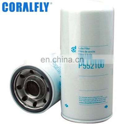 Coralfly Spin on Oil filter LFP2160/P552100/LF3620/LF3671/LF9620 Diesel engine part trucks Oil Filters for Luberfiner