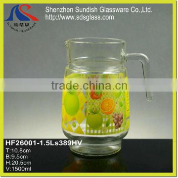 printed glass jug HF26001-1.5Ls389HV