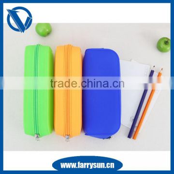 Custom silicone rubber pencil case/unusual pencil cases