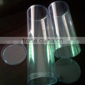 Plastic clear cylinder packaging