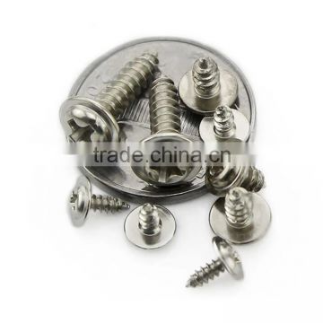Round Head Self Tapping Screw Pan Head Tapping Screw With Washer