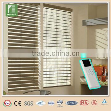 Top sell solid electric wood blinds