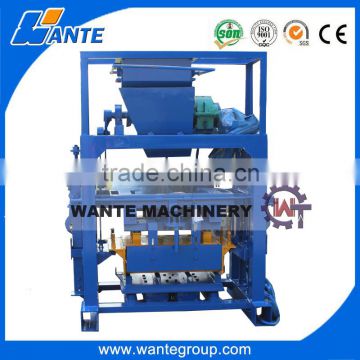 WANTE BRAND QT40-1motor engine manual block machine for small business