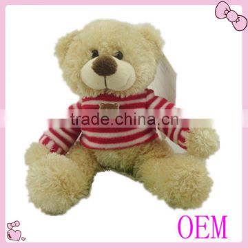 Promotional soft stuffed plush custom teddy bear